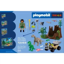 Playmobil 72069 Dinoszauruszok búvóhelye quados kutatóval