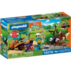   Playmobil 72072 Animals & Friends - Állatkerti tigrises állatgondozó kocsi