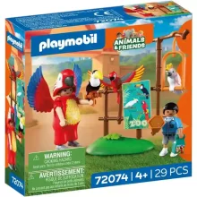 Playmobil 72074 Animals & Friends - Állatkerti madárbemutató