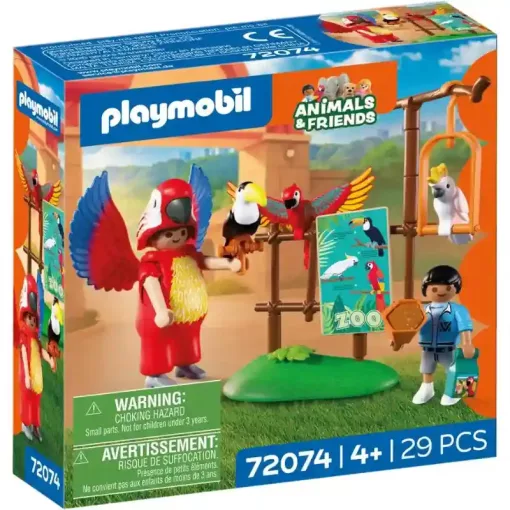 Playmobil 72074 Animals & Friends - Állatkerti madárbemutató