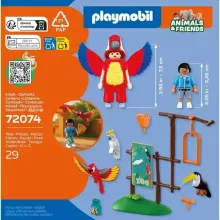 Playmobil 72074 Animals & Friends - Állatkerti madárbemutató