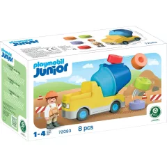 PLAYMOBIL 72083 Junior - Betonkeverő mixer teherautó
