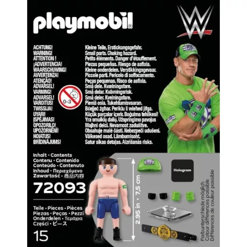 PLAYMOBIL 72093 WWE® - John Cena pankrátor figura