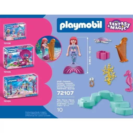 PLAYMOBIL 72107 Sellő ajándékkal és állatokkal