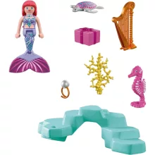 PLAYMOBIL 72107 Sellő ajándékkal és állatokkal