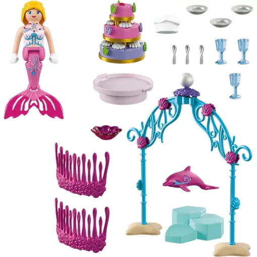 PLAYMOBIL 72108 Víz alatti esküvői büfé delfinnel