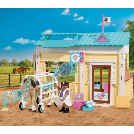 PLAYMOBIL 72128 Lovas állatorvosi rendelő