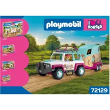 PLAYMOBIL 72129 Terepjáró lószállítóval