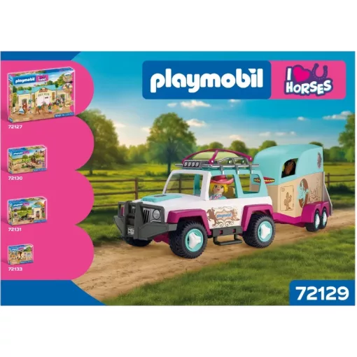 PLAYMOBIL 72129 Terepjáró lószállítóval