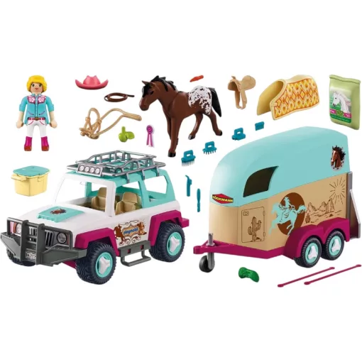 PLAYMOBIL 72129 Terepjáró lószállítóval