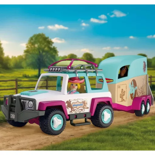 PLAYMOBIL 72129 Terepjáró lószállítóval