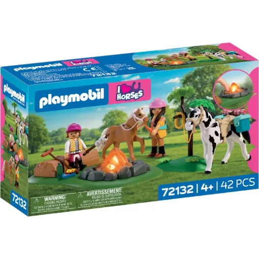PLAYMOBIL 72132 Lovas kirándulás tábortűzzel