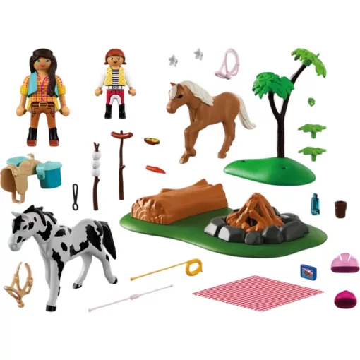 PLAYMOBIL 72132 Lovas kirándulás tábortűzzel