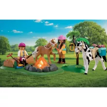 PLAYMOBIL 72132 Lovas kirándulás tábortűzzel
