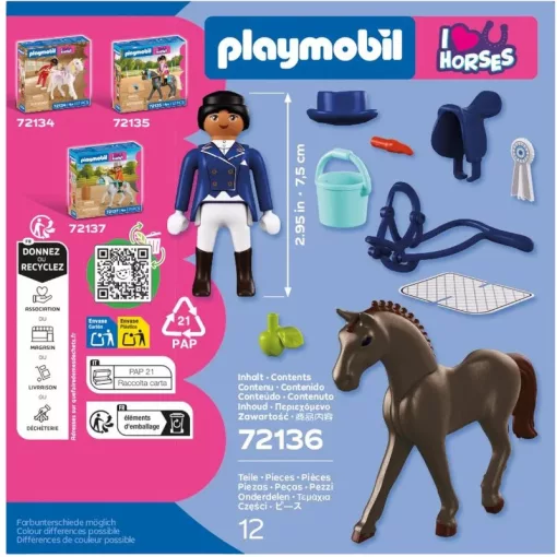 PLAYMOBIL 72136 Díjlovaglás