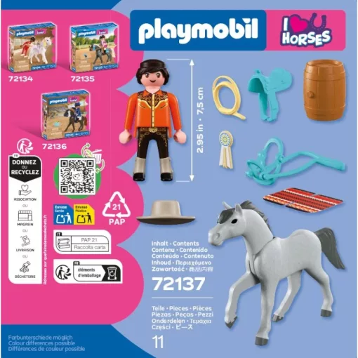 PLAYMOBIL 72137 Westernlovaglás
