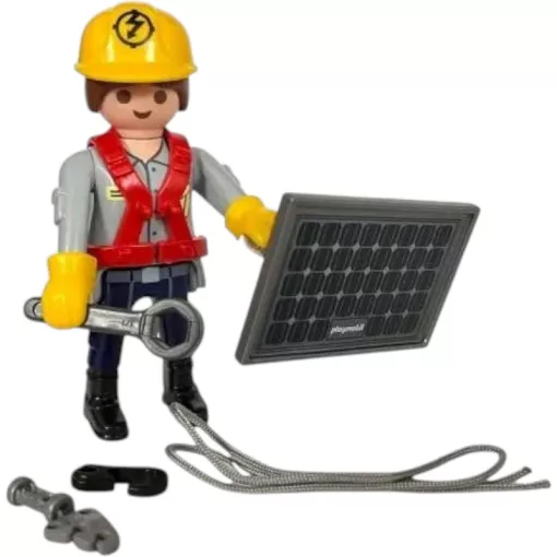 PLAYMOBIL 72140 Napelem-szerelő zsákbamacska figura 30. sorozat (lányoknak)