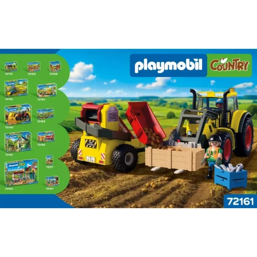 PLAYMOBIL 72161 Nagy traktor burgonyabetakarítóval