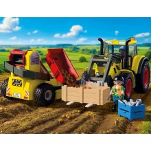 PLAYMOBIL 72161 Nagy traktor burgonyabetakarítóval