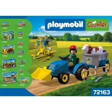 PLAYMOBIL 72163 Traktor szénaforgatóval