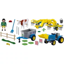 PLAYMOBIL 72163 Traktor szénaforgatóval