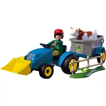PLAYMOBIL 72163 Traktor szénaforgatóval
