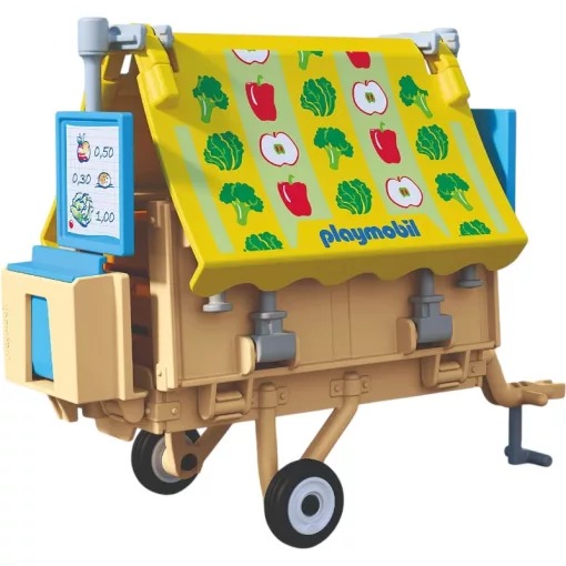 PLAYMOBIL 72164 Piaci stand quaddal