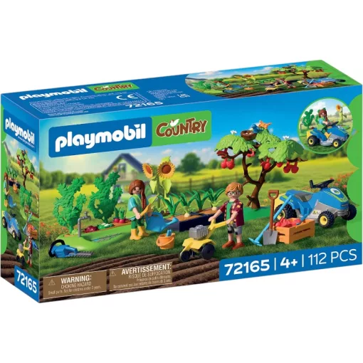 PLAYMOBIL 72165 Veteményeskert fűnyíró traktorral