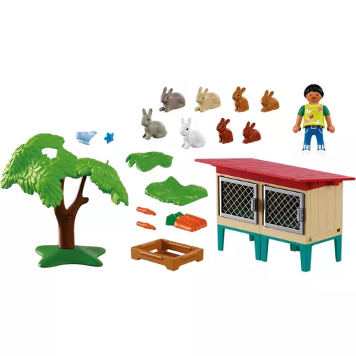 PLAYMOBIL 72170 Vidéki nyúlketrec