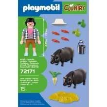 PLAYMOBIL 72171 Farmer csüngőhasú malacokkal