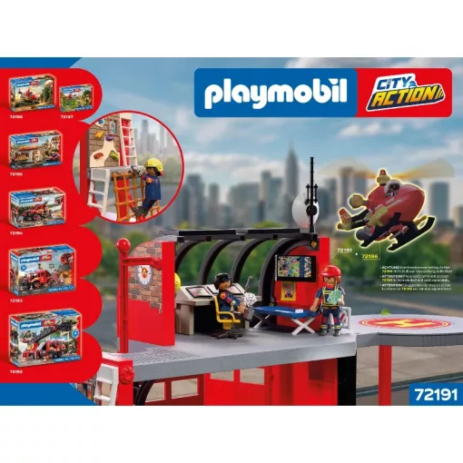 PLAYMOBIL 72191 Nagy tűzoltóság