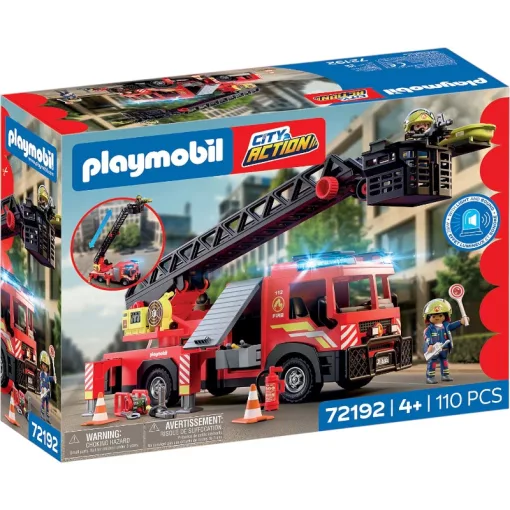 PLAYMOBIL 72192 Interaktív forgólétrás tűzoltóautó
