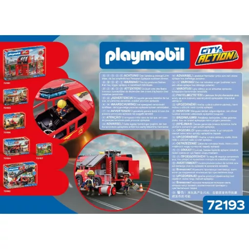 PLAYMOBIL 72193 Interaktív műszaki tűzoltóautó