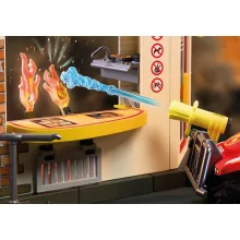 PLAYMOBIL 72195 Tűzoltósági quad hamburgeres standdal