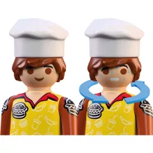 PLAYMOBIL 72195 Tűzoltósági quad hamburgeres standdal