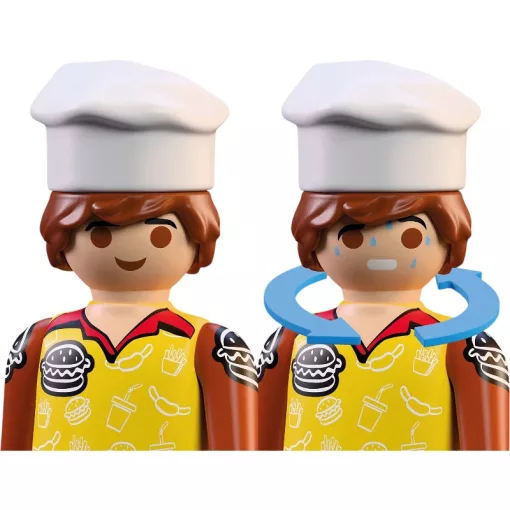 PLAYMOBIL 72195 Tűzoltósági quad hamburgeres standdal