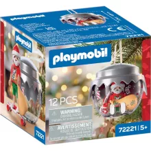 PLAYMOBIL 72221 Karácsonyfadísz - Gördeszkás Mikulás
