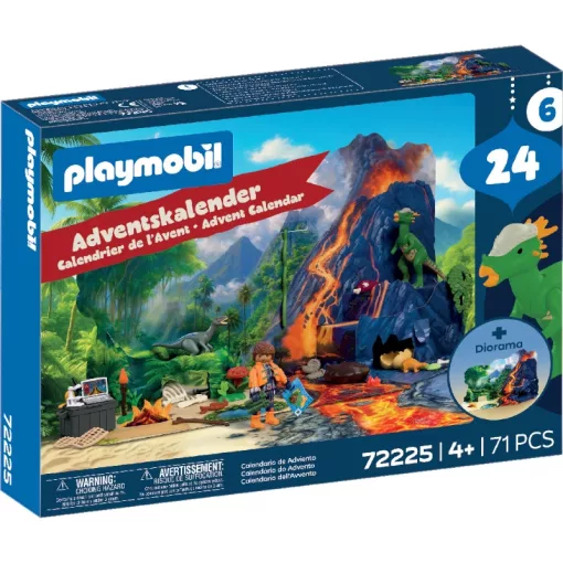 PLAYMOBIL 72225 Karácsony - Adventi kalendárium, naptár - Dinó-expedíció