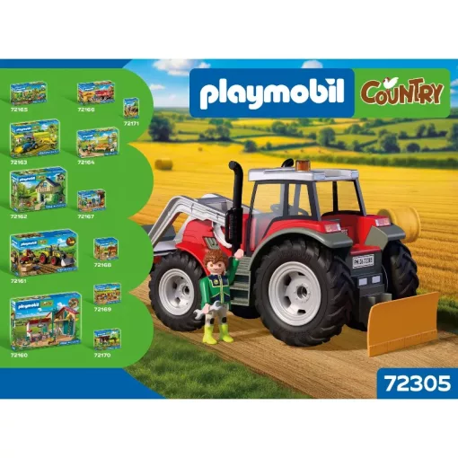 PLAYMOBIL 72305 Nagy traktor szénabálákkal