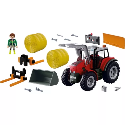 PLAYMOBIL 72305 Nagy traktor szénabálákkal