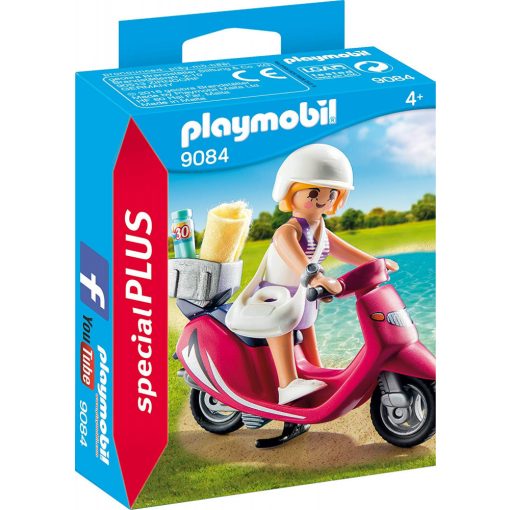 Playmobil 9084 Lány robogón