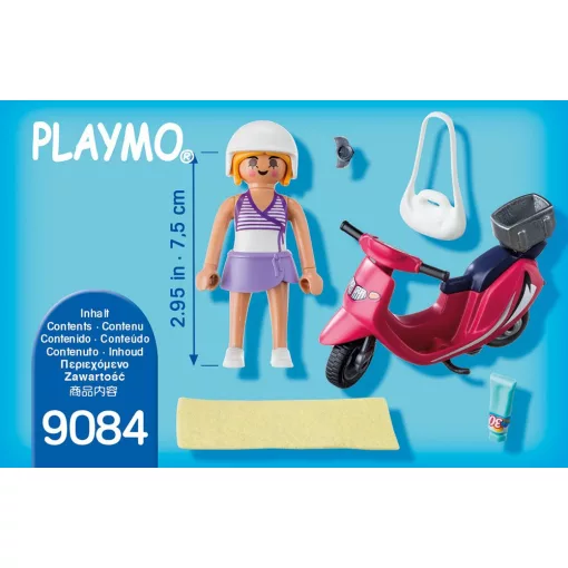 Playmobil 9084 Lány robogón
