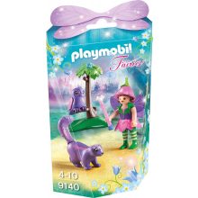 Playmobil 9140 Tündérke bagollyal és borzzal