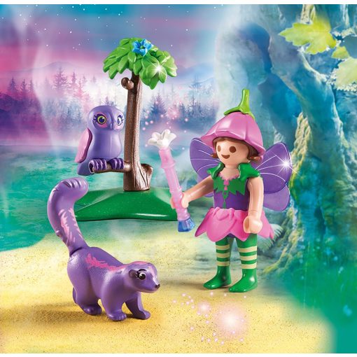 Playmobil 9140 Tündérke bagollyal és borzzal