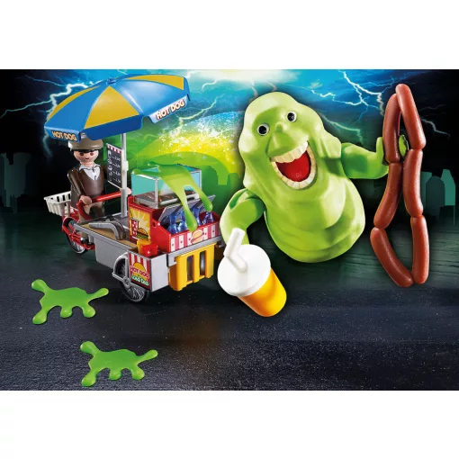 Playmobil 9222 Slimer hot dog standdal