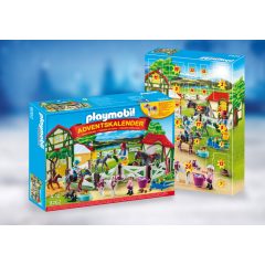   Playmobil 9262 Karácsony - Adventi kalendárium, naptár - Lovarda