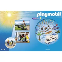 Playmobil 9318 Családi lakóautó quaddal