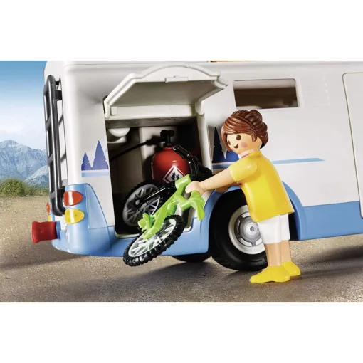 Playmobil 9318 Családi lakóautó quaddal