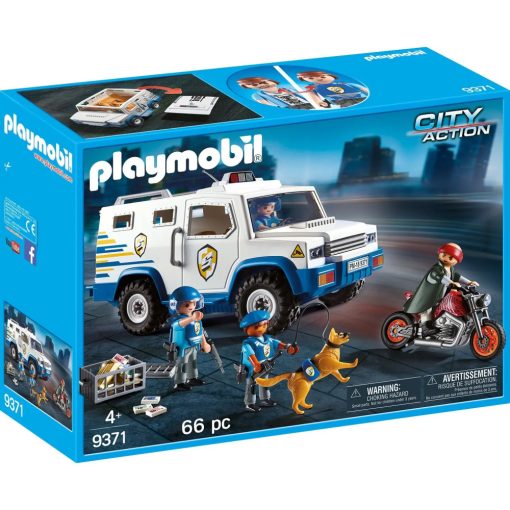 Playmobil 9371 Páncélautó, rendőrautó