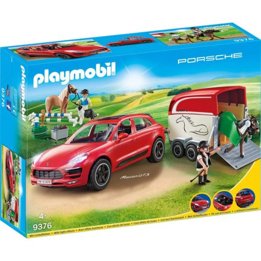 Playmobil 9376 Porsche Macan GTS lószállítóval